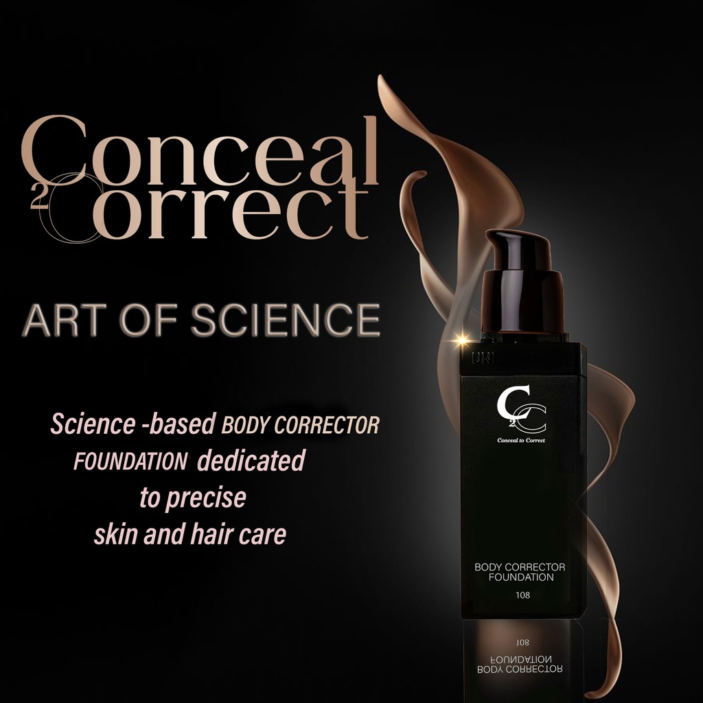 Conceal to correct body corrector 108