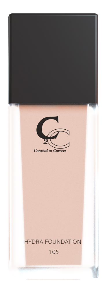 Conceal to correct Hydra foundation 105