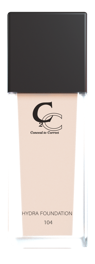 Conceal to correct Hydra foundation 104