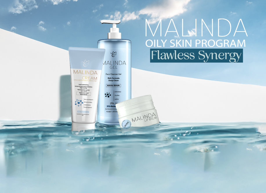 Oily skin set (Malinda Gel 250 ml + Malinda Cream 120 ml)