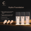 Conceal to correct Hydra foundation 104